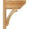 Ekena Millwork Imperial Slat Rough Sawn Outlooker, Western Red Cedar, 8"W x 16"D x 20"H OUT08X16X20IMP06RWR - alternate 4